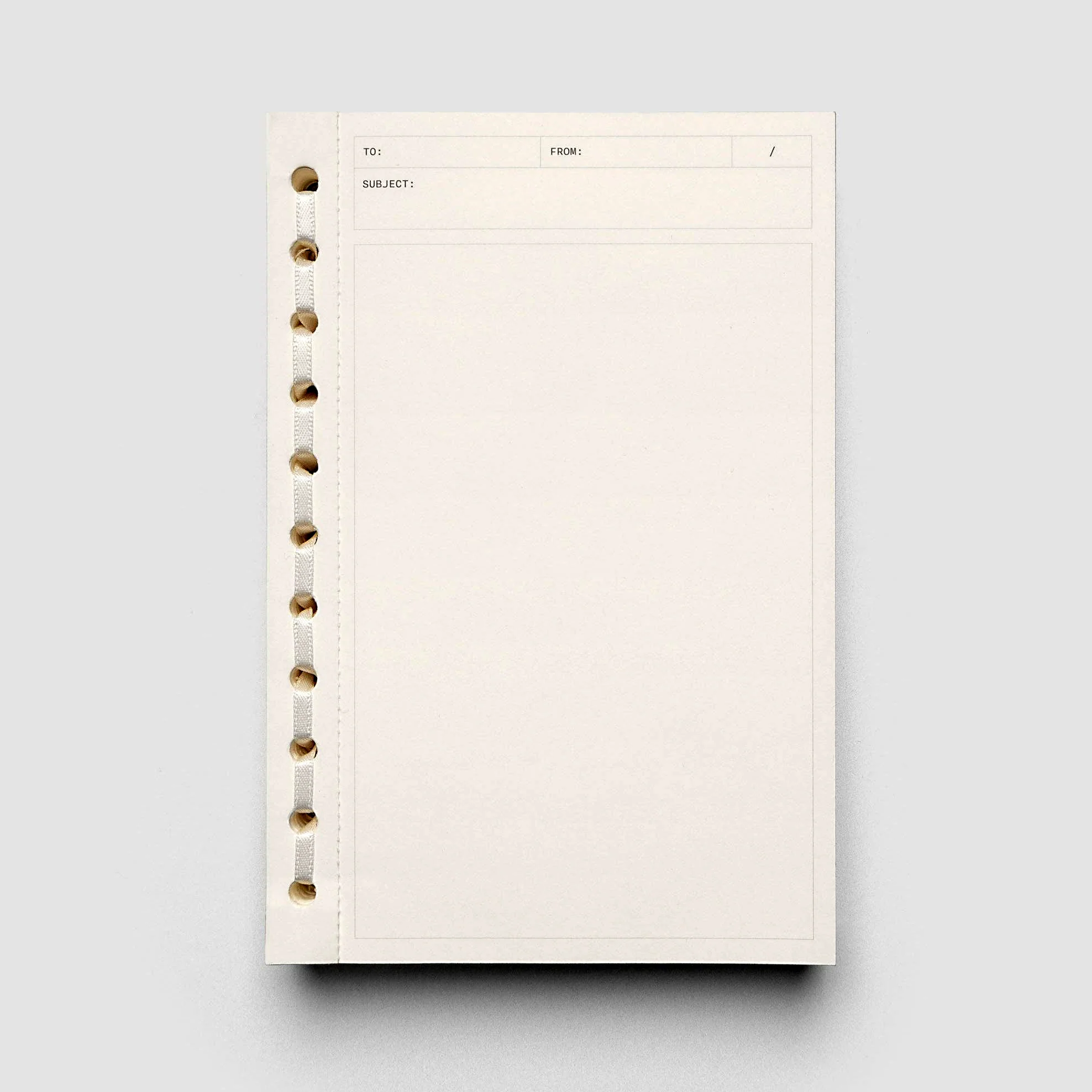 Black-Edged Perforated Message Pad